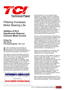 Filtering Increases Motor Bearing Life