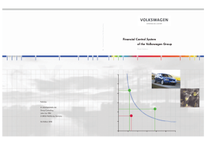 Financial Control System of the Volkswagen Group