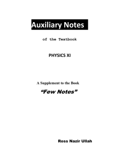 Auxiliary Notes - rossnazirullah