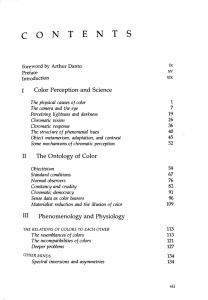 Color for Philosophers: Unweaving the Rainbow
