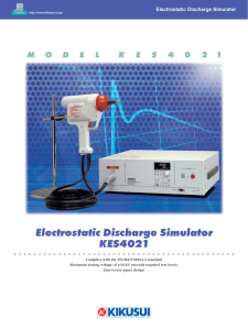 Electrostatic Discharge Simulator KES4021