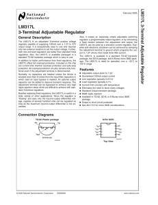 LM317L 3-Terminal Adjustable Regulator