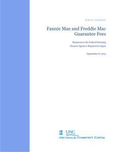 Fannie Mae and Freddie Mac Guarantee Fees