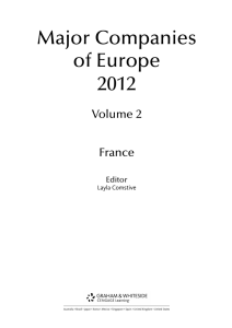 Major Companies of Europe 2012 Vol 2