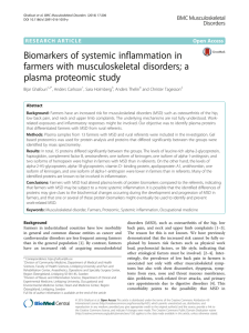 a plasma proteomic study