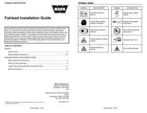 Fairlead Installation Guide