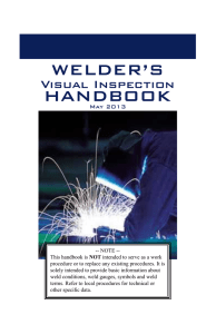 Welder`s Visual Inspection Handbook