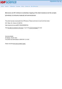 Microwave and RF methods - Lehighton Electronics, Inc.