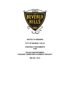 Bid Document - City Of Beverly Hills