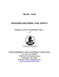 Invitation to Bid to Supply Unleaded and Diesel Fuel