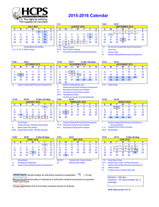 2015-2016 Calendar