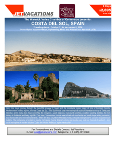 Costa del Sol Spain - Warwick Valley Chamber of Commerce