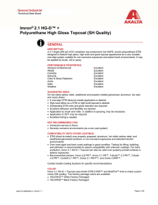 Imron® 2.1 HG-D™ + Polyurethane High Gloss Topcoat (SH Quality)