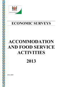 economic surveys accommodation and food service activities 2013
