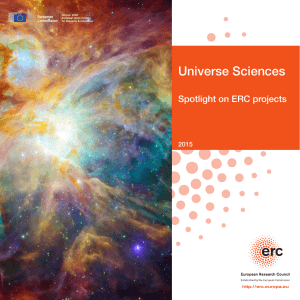 Universe Sciences - ERC