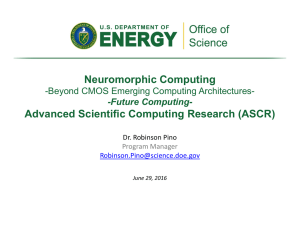 Neuromorphic Computing Advanced Scientific Computing Research