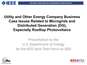 Presentation to the U.S. Department of Energy by the IEEE Joint