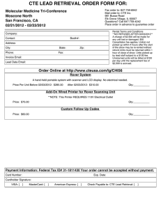 Lead Retrieval Order Form for Molecular