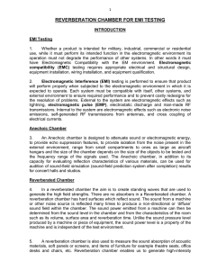 reverberation chamber for emi testing