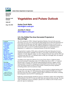 Vegetables and Pulses Outlook, VGS-357