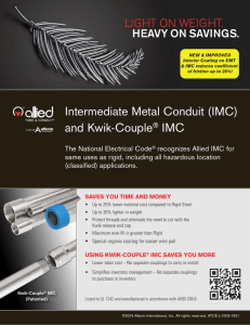 Intermediate Metal Conduit (IMC) and Kwik
