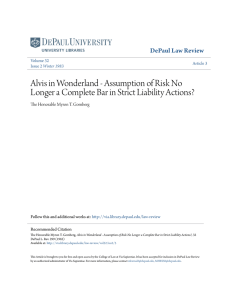Alvis in Wonderland - Assumption of Risk No