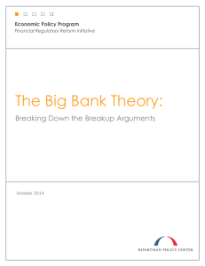 The Big Bank Theory - Bipartisan Policy Center