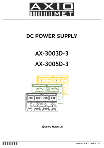 dc power supply ax-3003d-3 ax-3005d-3