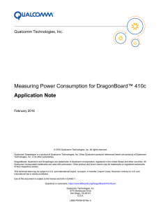 Measuring Power Consumption for DragonBoard™ 410c