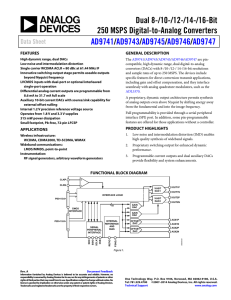 AD9741/AD9743/AD9745/AD9746/AD9747 (Rev. 0)