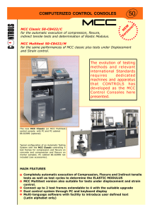 COMPUTERIZED CONTROL CONSOLES