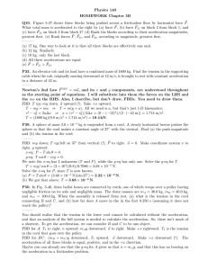Physics 140 HOMEWORK Chapter 5B Q10. Figure 5