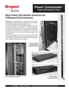 Power Commander Power Distribution Units Product