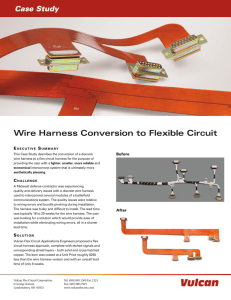 Wire Harness Conversion to Flexible Circuit
