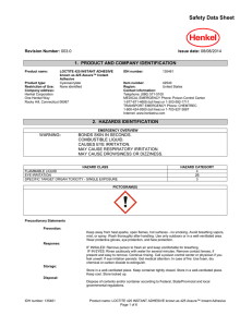 Safety Data Sheet - Henkel Content Management System