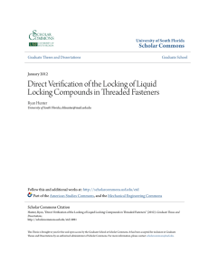 Direct Verification of the Locking of Liquid Locking Compounds in