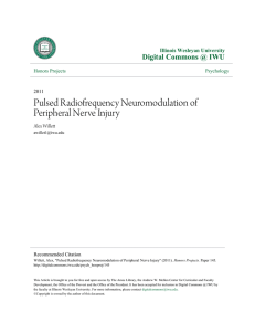 Pulsed Radiofrequency Neuromodulation of Peripheral Nerve Injury