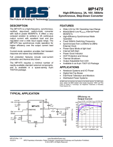 MP1475 - Monolithic Power System