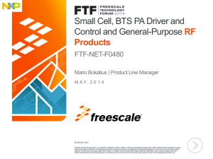 Small Cell, BTS PA Driver and Control and General