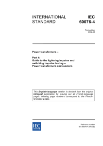 INTERNATIONAL STANDARD IEC 60076-4