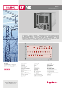 Protection and control Relay