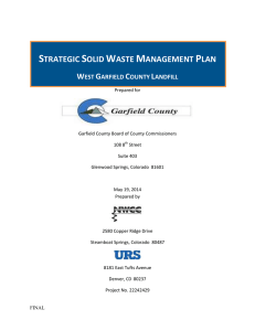 strategic solid waste management plan