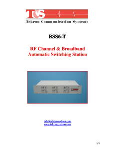 Tekron RSS6-T RF-Broadband Multi Auto