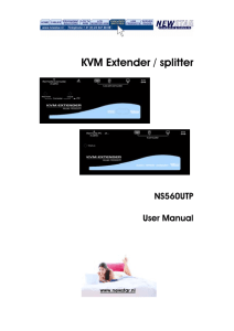 KVM Extender / splitter