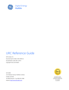 URC Reference Guide
