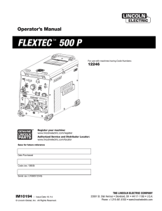 FLEXTEC™ 500 P