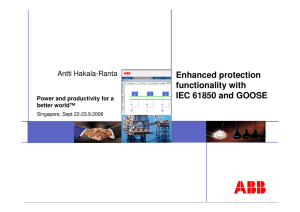 Background – What is IEC 61850?