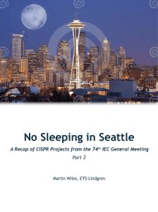 No Sleeping in Seattle - ETS