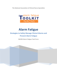 Alarm Fatigue