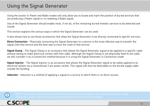 Using the Signal Generator